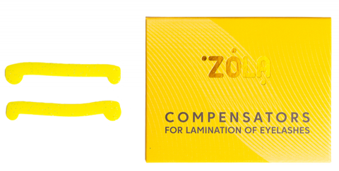 ZOLA Компенсатори стріпси для ламінування вій, жовтий 0000000338 фото