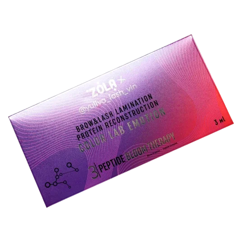 ZOLA Набір для ламінування в саше Color Lab EMOTION 03 Peptide bloom therapy 3х1мл 0000001783 фото