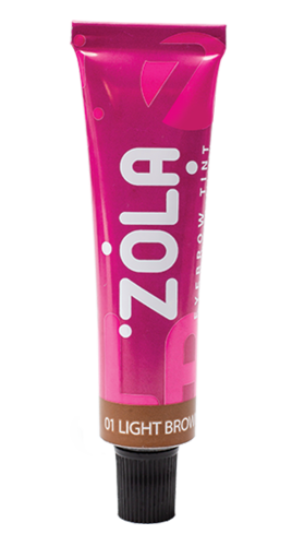 ZOLA Фарба для брів з колагеном 01 Light brown 15мл 0000000309 фото