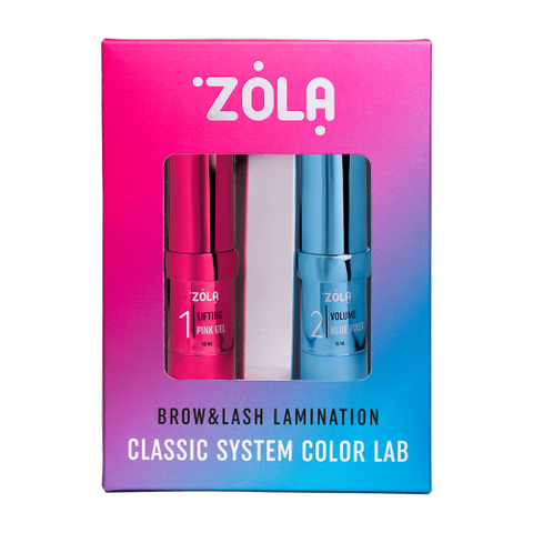 ZOLA Набір для ламінування Color Lab Brow&Lash Lamination Classic System 2x10мл 0000000532 фото
