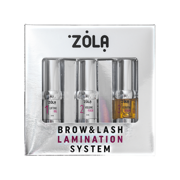 ZOLA Набір для ламінування SILVER Brow&Lash Lamination System 3х10мл 0000001605 фото