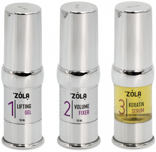 ZOLA Набір для ламінування SILVER Brow&Lash Lamination System 3х10мл 0000001605 фото