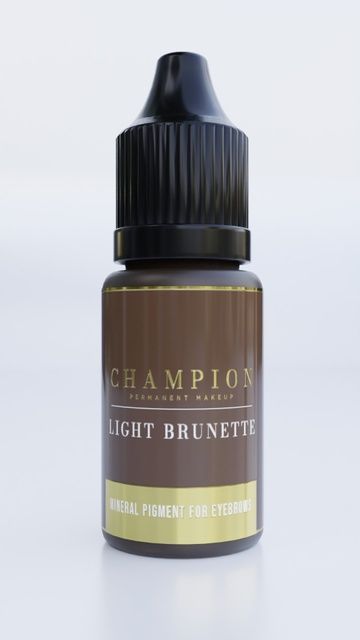 CHAMPION Пігмент мінерал для брів LIGHT BRUNETTE 10мл 0000001615 фото