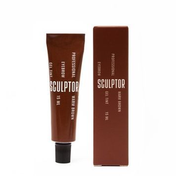 SCULPTOR Гель-фарба для брів WARM BROWN 15мл 0000001218 фото