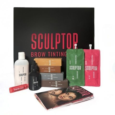 SCULPTOR Набір для фарбування брів BROW TINTING SET 0000001224 фото
