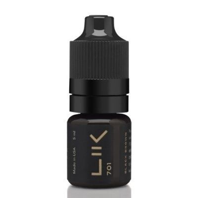LIK Пігмент гібрид для брів 701 Black brown 5мл 0000000551 фото