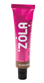 ZOLA Фарба для брів з колагеном 03 Brown 15мл 0000000311 фото