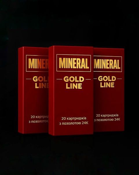 Картриджі THE MINERAL GOLDEN LINE 0,30/3 rllt 0000001712 фото
