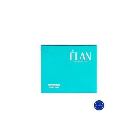 ELAN Фарба для брів відтінок 02 темно-коричневий, сет 5мл+ окисник 0000000173 фото