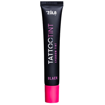 ZOLA Фарба для брів і вій TATTOO TINT Black 15мл 0000001166 фото
