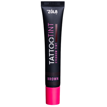 ZOLA Фарба для брів і вій TATTOO TINT Brown 15мл 0000001167 фото
